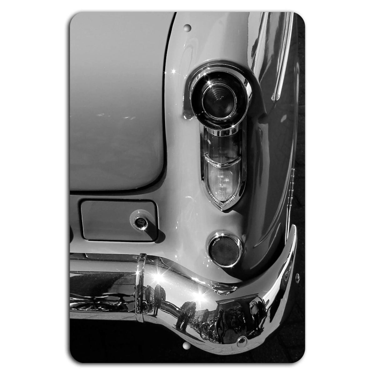 Vintage Car Garage Classic Automotive Aluminum Sign — product artwork