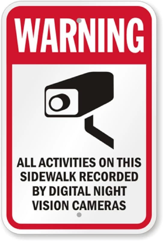 Sidewalk Aluminum Sign — product artwork