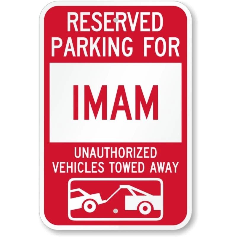 Immunologist Reserved Parking Aluminum Sign — product artwork