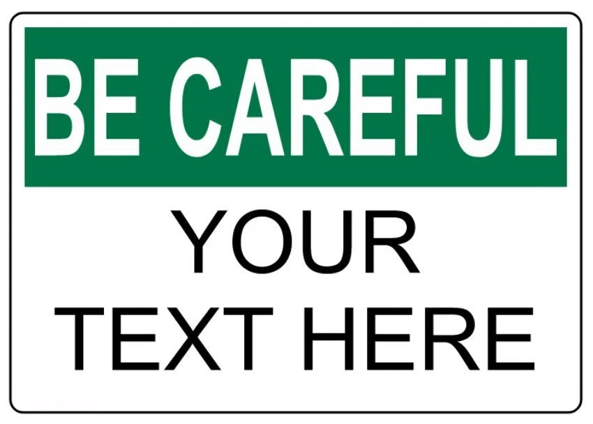 Rust Resistant Custom Aluminum Sign — product artwork