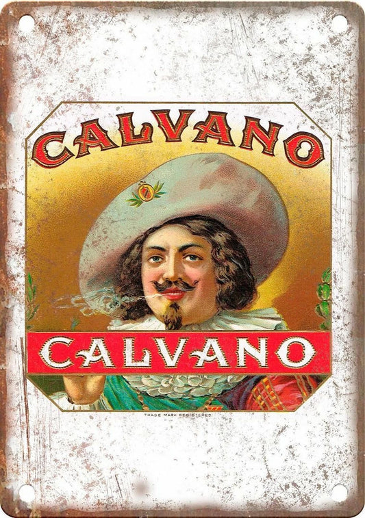 Calvano Cigar Reproduction Vintage Aluminum Sign — product artwork