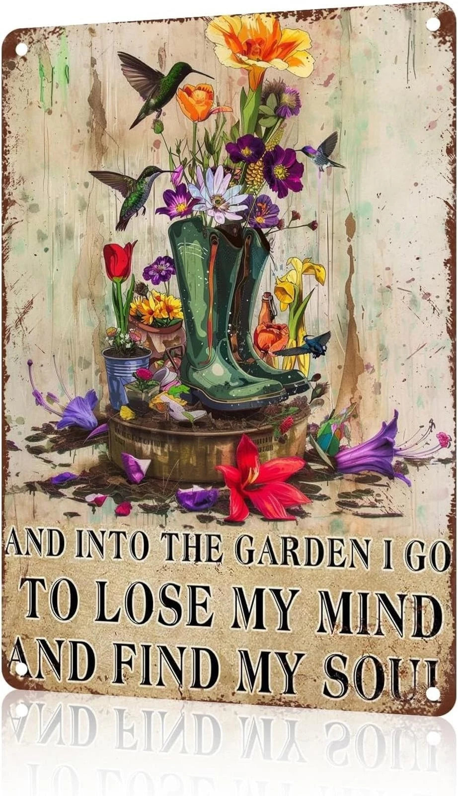 Into the Garden I Go to Lose My Mind and Find My Soul Sign — product artwork