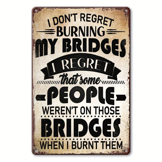 Signs Humorous Satirical Retro Plaques Funny Aluminum Sign — product artwork