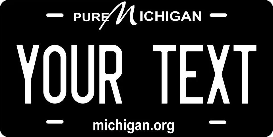 Michigan 2013 Personalized Replica License Plate — product artwork